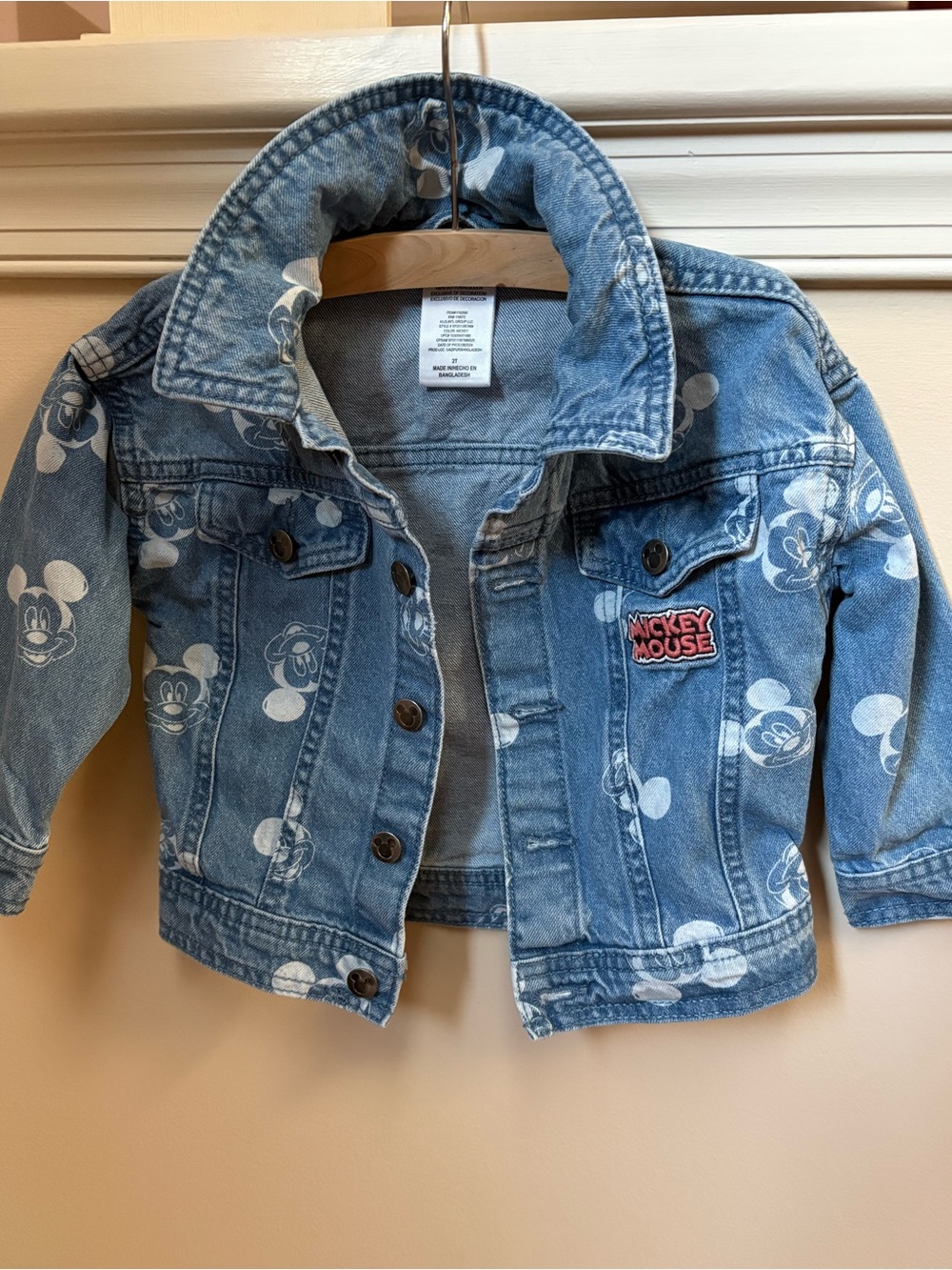 Mickey Mouse Disney Jean Jacket
